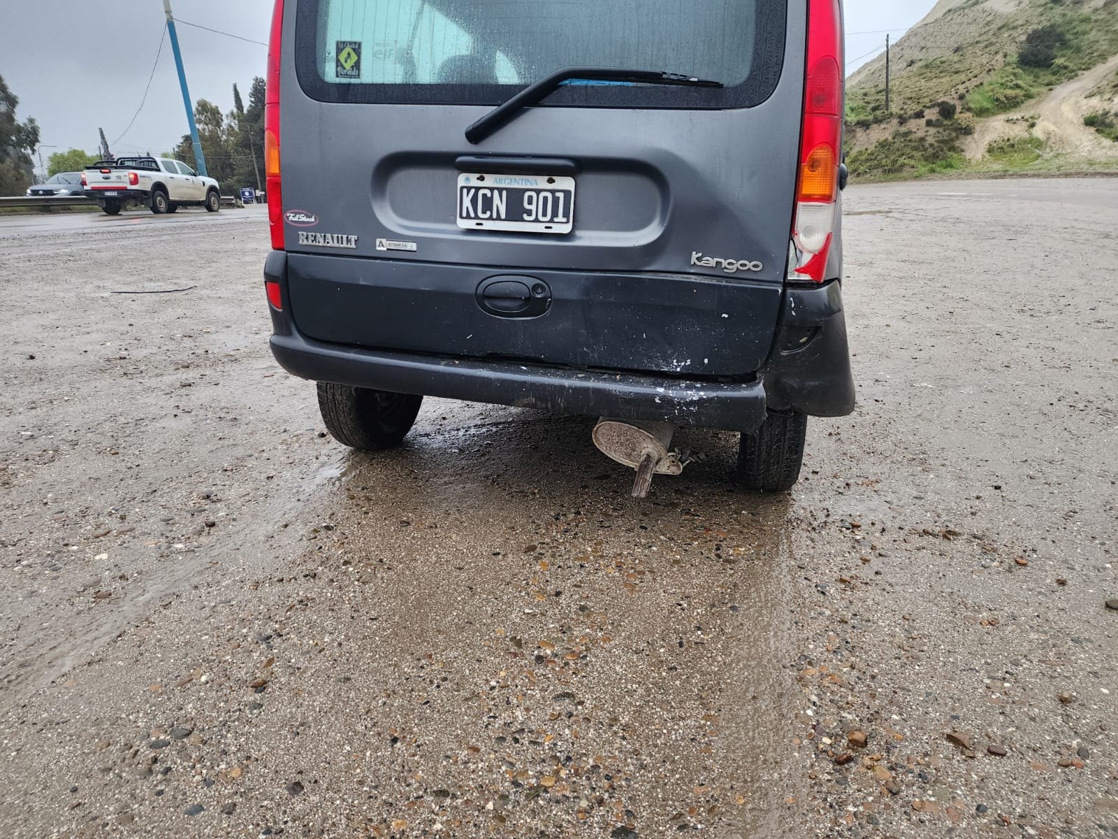 Accidente en la Ruta 3: colisión entre dos vehículos en la «Curva del Papa»