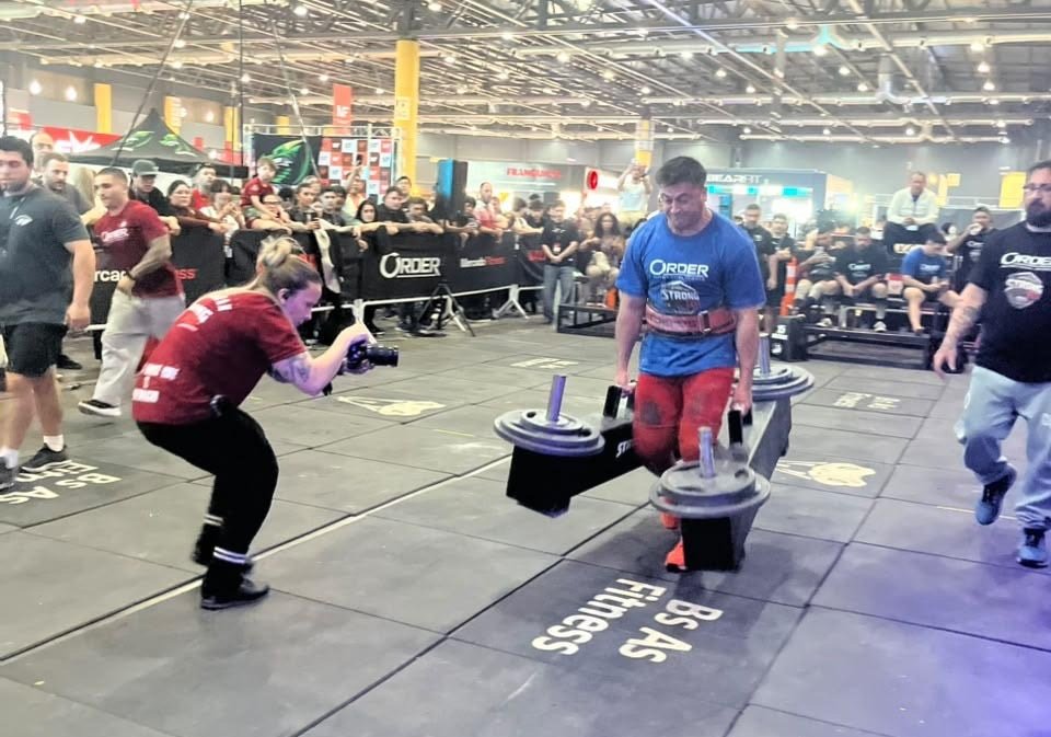 José Poblete, bicampeón del Strongfest Internacional en Buenos Aires