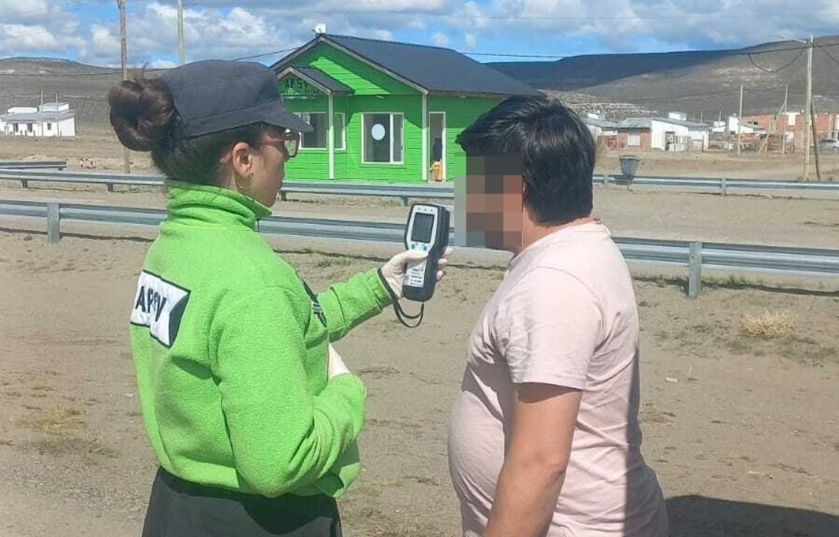 Detectaron a un camionero con alcoholemia positiva durante un control sobre la Ruta 40